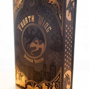 **NEW & RARE** Lilac Library's Fourth Wing by Rebecca Yarros, Hardcover book